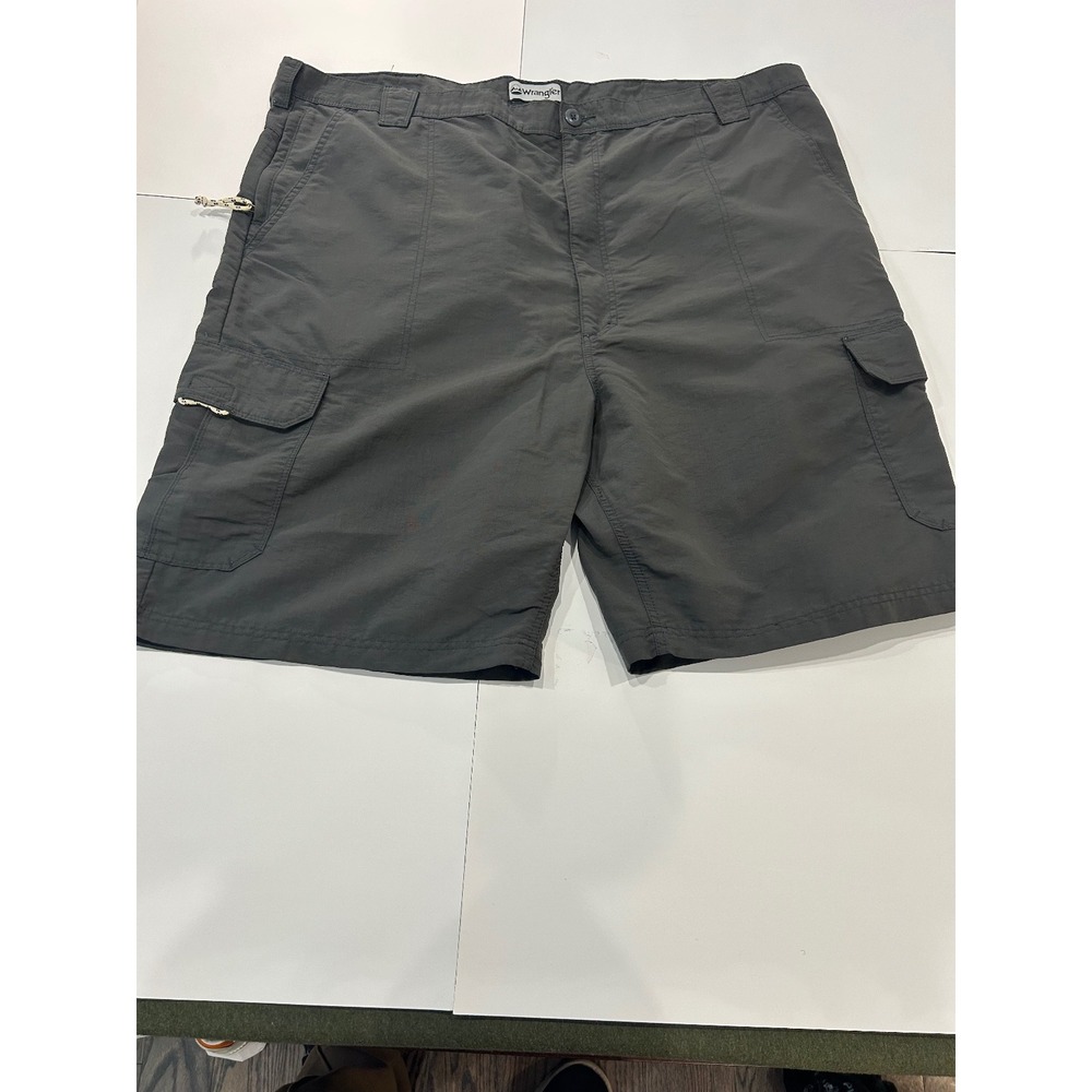 Wrangler Cargo Shorts Outdoor Hiking Travel Utility‎ Pockets Gray Size 46
(291)